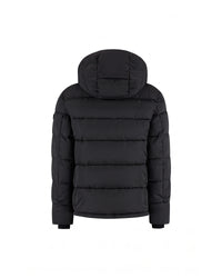 Malelions Hooded Puffer Jacket Black