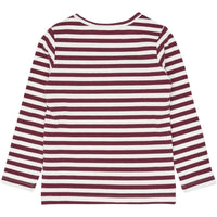 The New Siblings TNSTFro L_S Rib Tee Gardenia striped