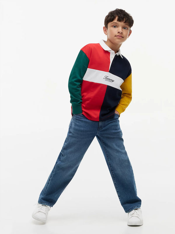Tommy Hilfiger Rugby polo Red glare blocking