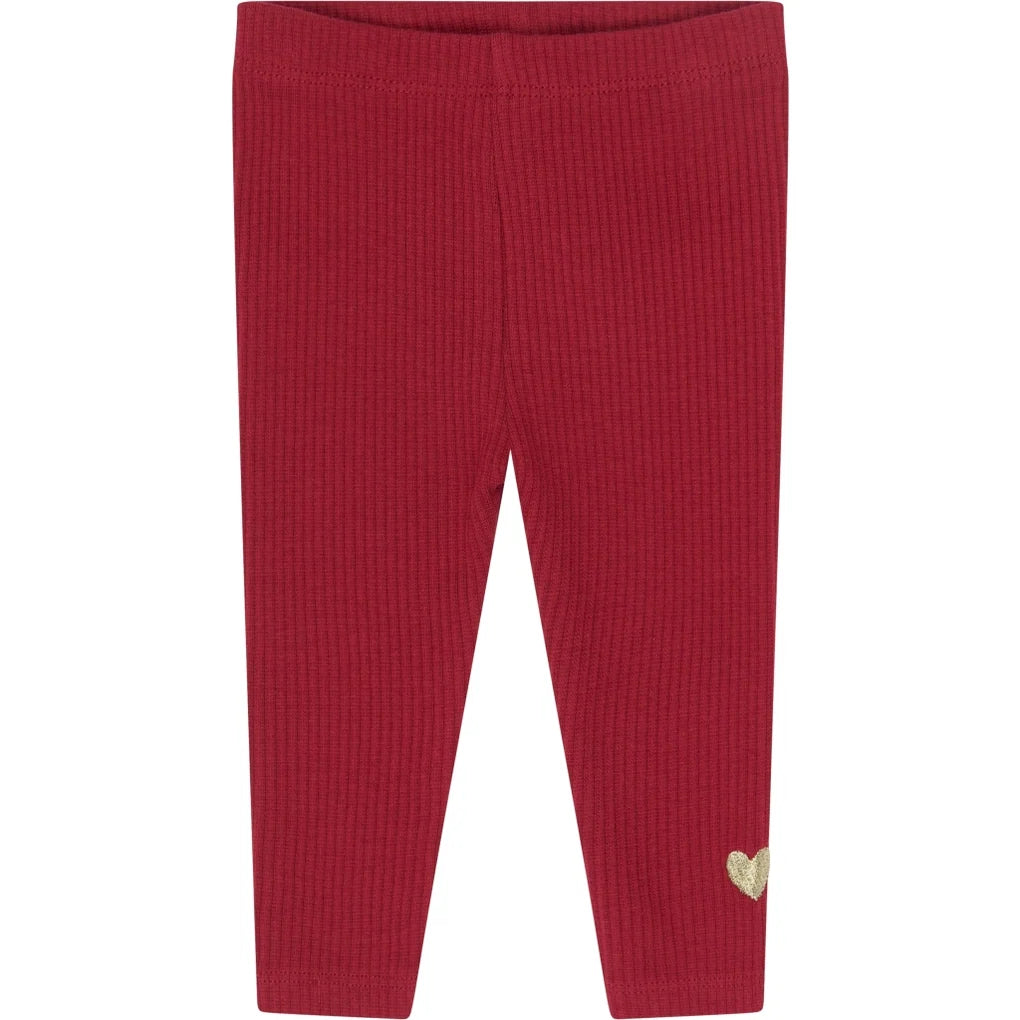The New Siblings TNSBYanni Rib Leggings Rio red tn