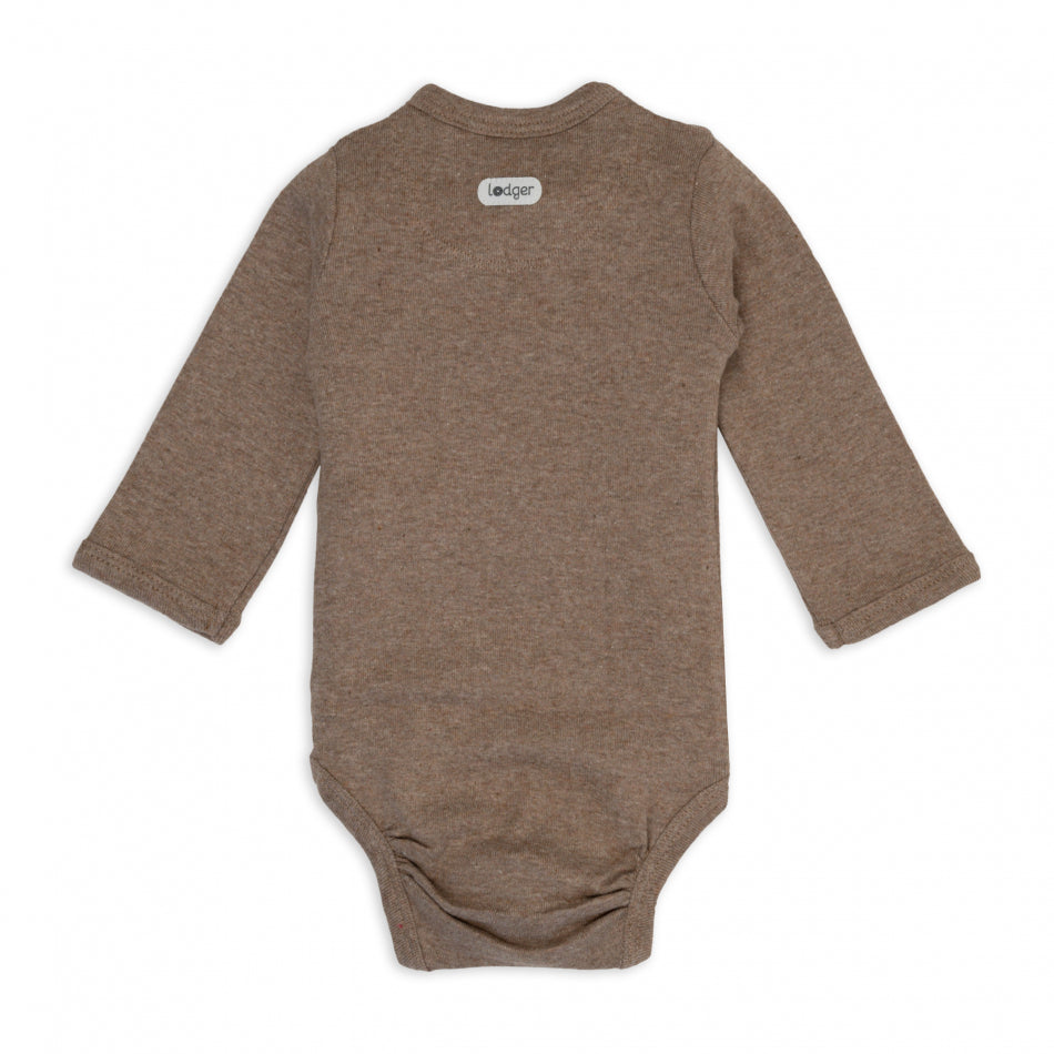Lodger Romper LS Melange Buffalo