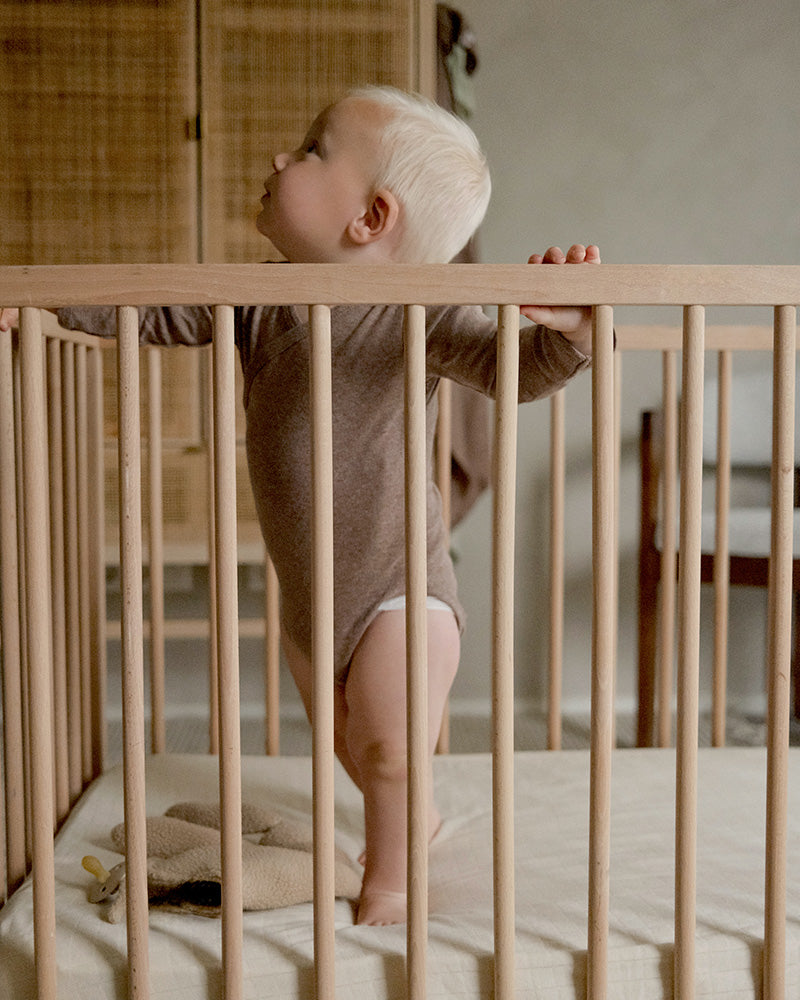Lodger Romper LS Melange Buffalo