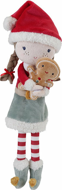L.dutch Knuffelpop Kerst Rosa 35cm
