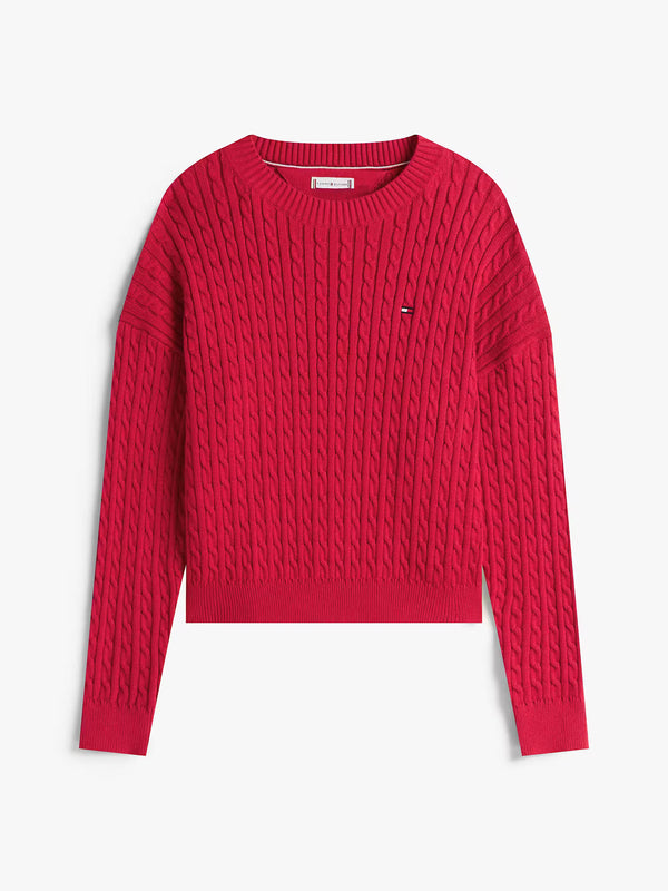 Cable sweater