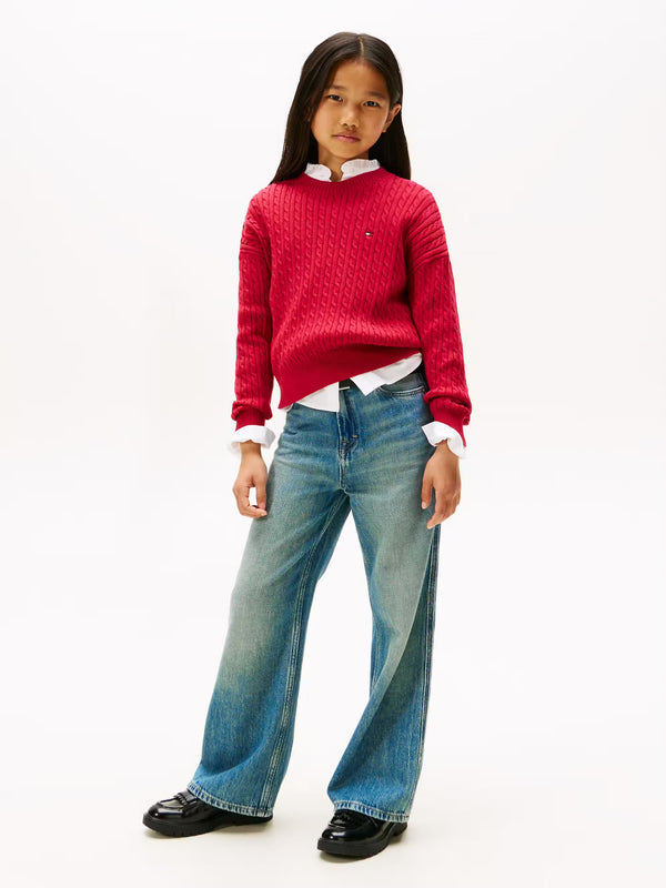 Cable sweater