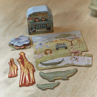 Little Dutch 6 Puzzels - Safari Friends FSC