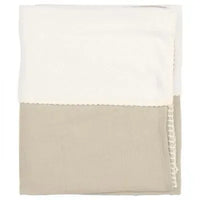 Ledikantdeken cotton fleece wafel Faro