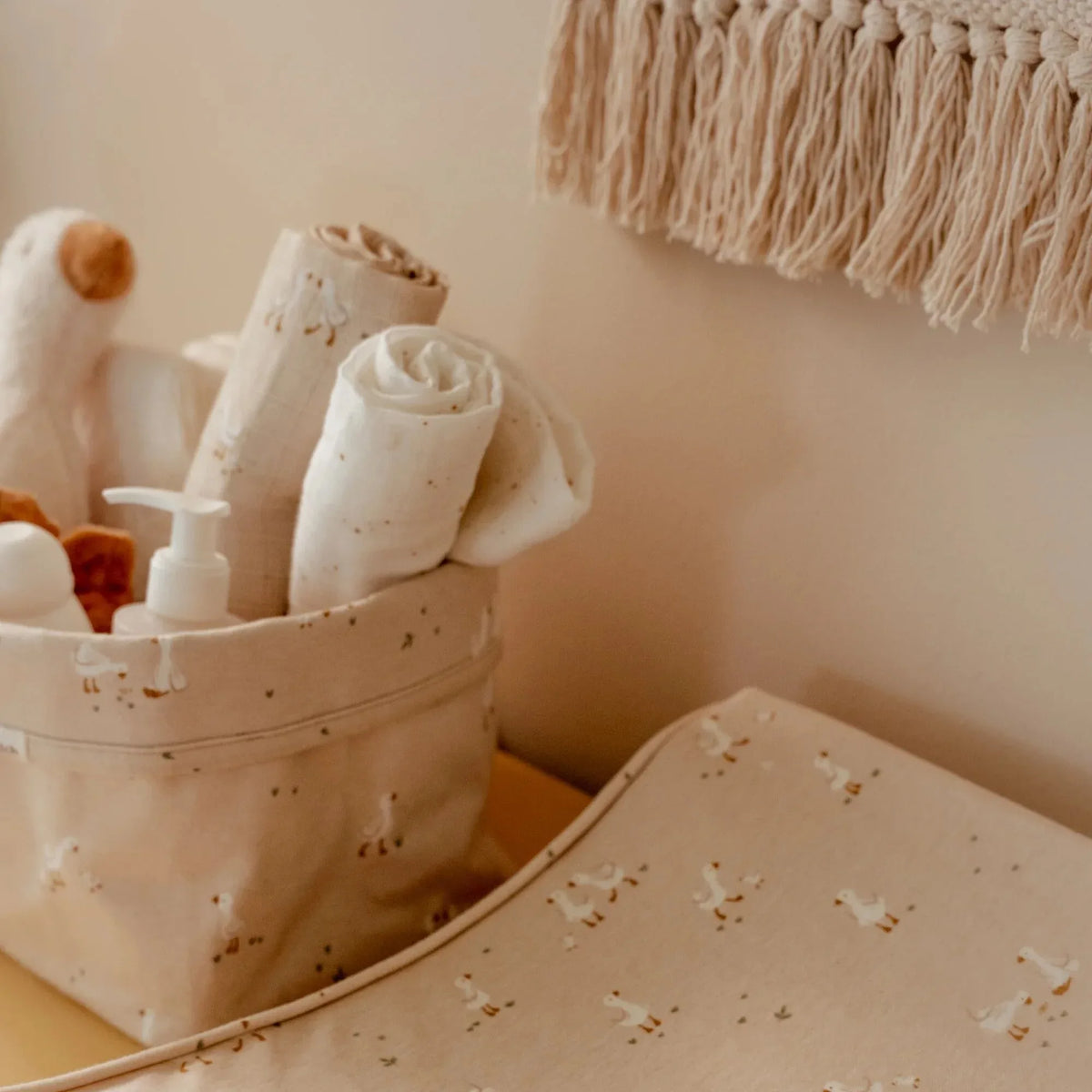 Little Dutch Swaddle - Beige - Newborn Naturals - Little Goose