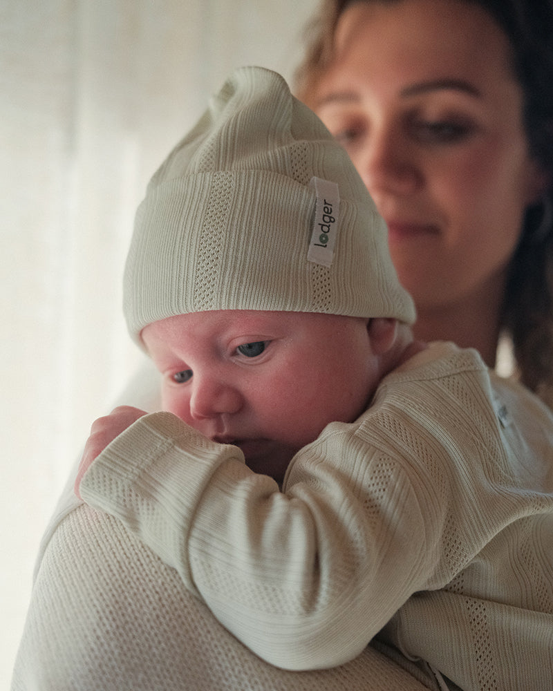 Lodger Beanie Pointelle Cream
