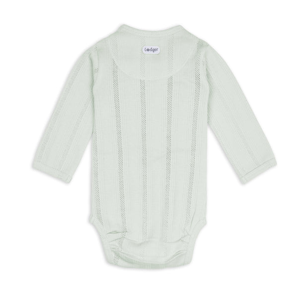Lodger Romper LS Pointelle Silk