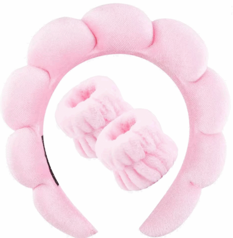 Skincare Cloud Puff Set Pink