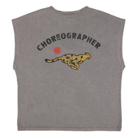 Sisters Department Sleeveless t-shirt choreographer print Grey