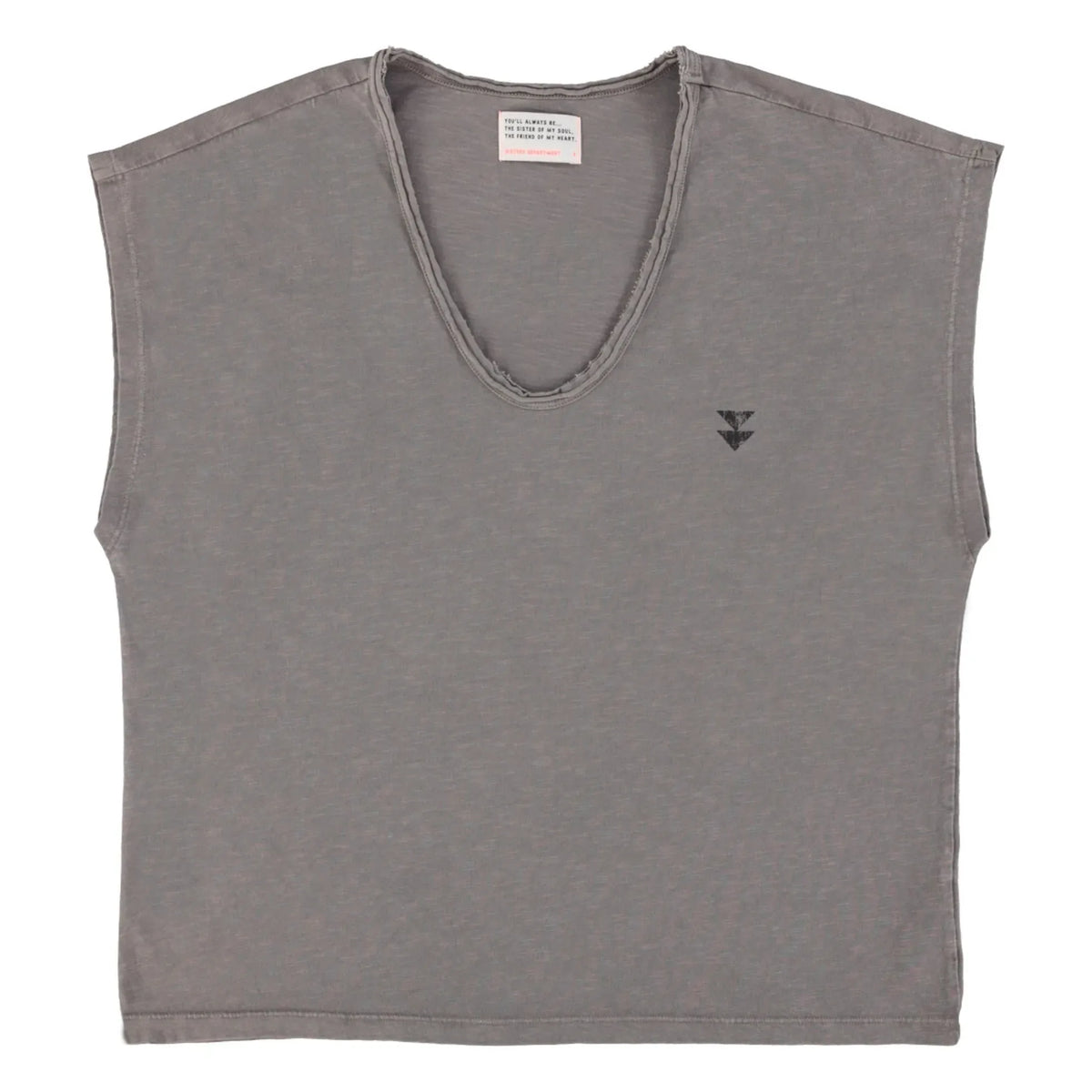 Sisters Department Sleeveless t-shirt choreographer print Grey