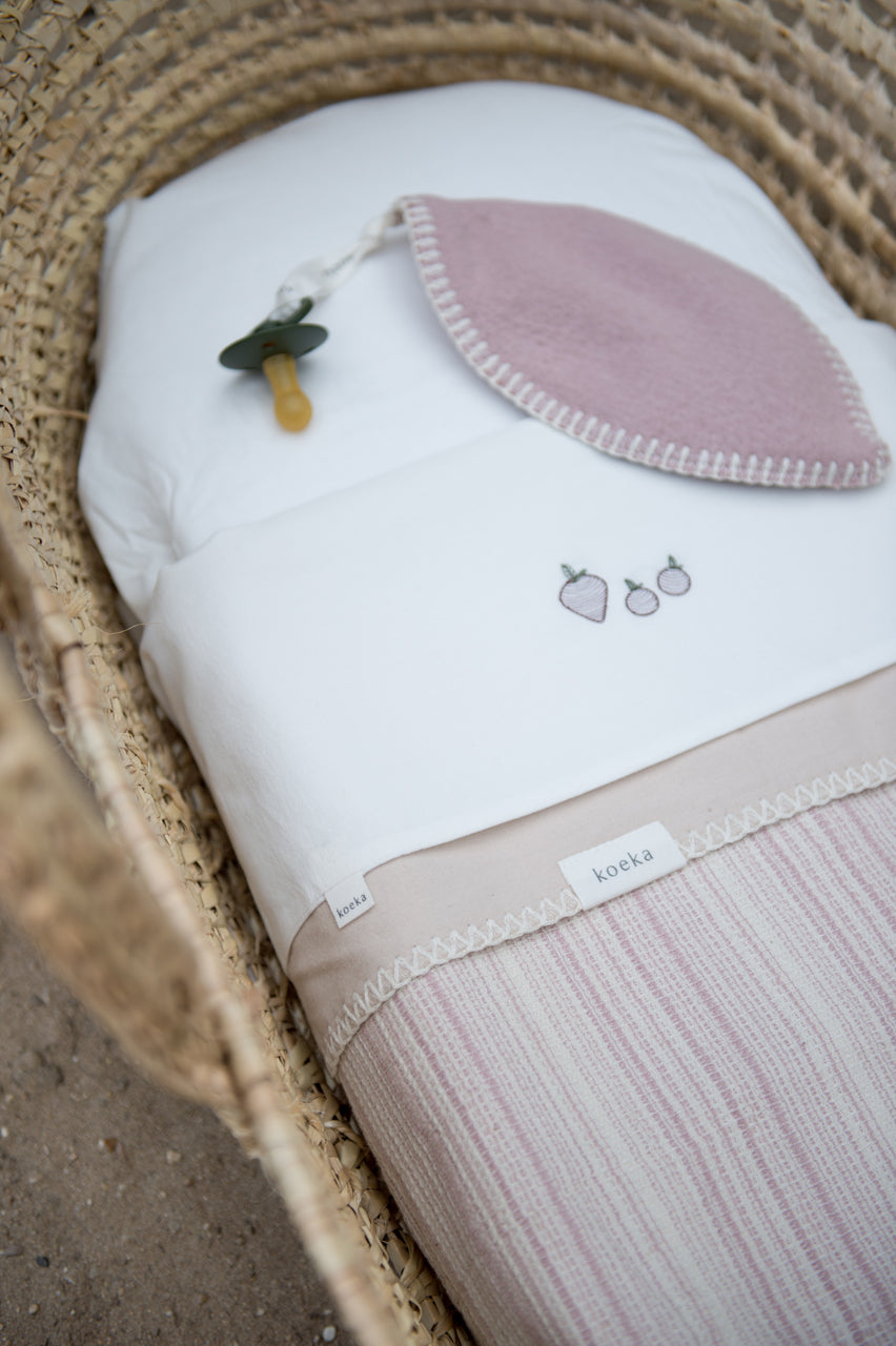 Koeka speendoekje runa teddy Old pink