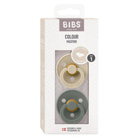 Bibs colour speen latex anatomic 2pack Vanilla/pine