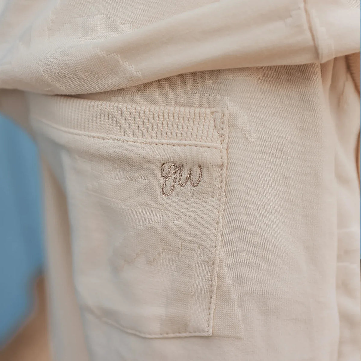 Stamped Palms | Bermuda Shorts