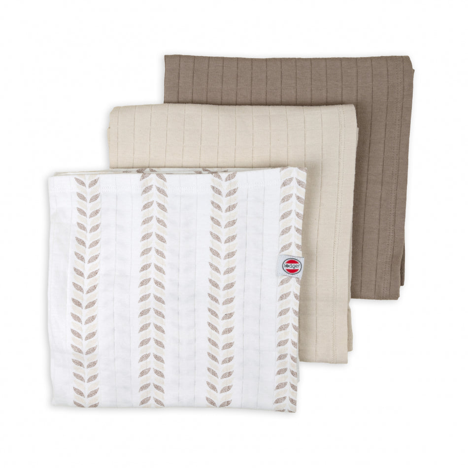 Lodger Swadller 2-pack Solid Matcha birch