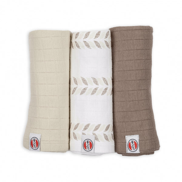 Lodger Swadller 2-pack Solid Matcha birch