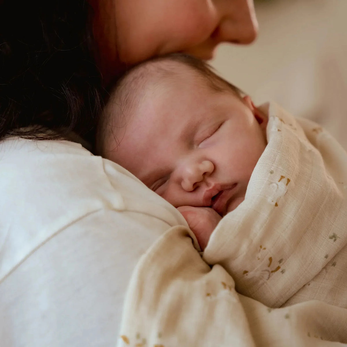 Little Dutch Swaddle - Beige - 120 cm - Newborn Naturals - Little Goose