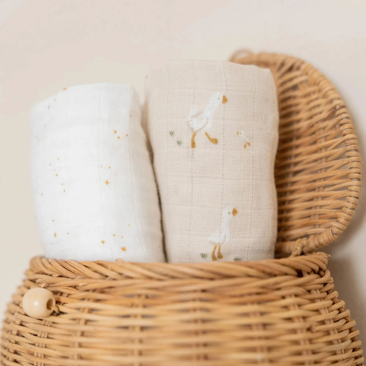 Little Dutch Swaddle - Beige - Newborn Naturals - Little Goose