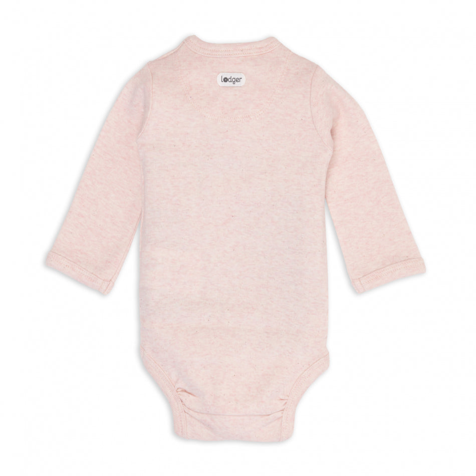 Lodger Romper LS Melange Tan