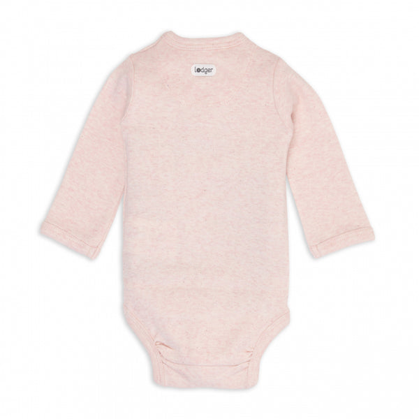 Lodger Romper LS Melange Tan