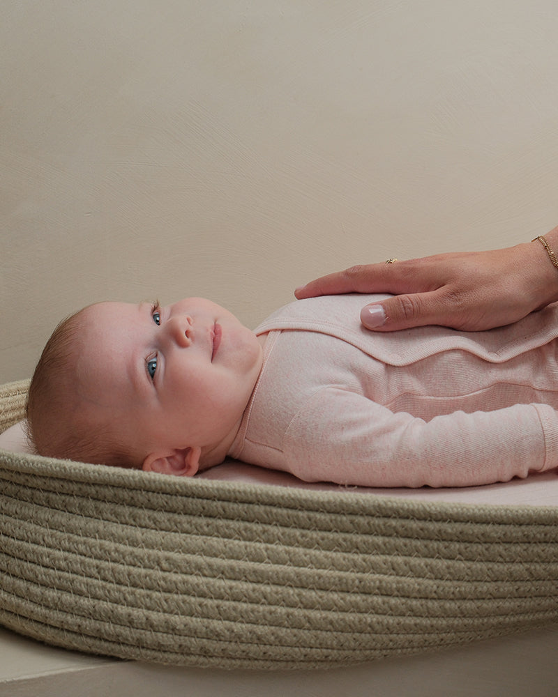 Lodger Romper LS Melange Tan