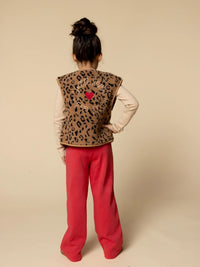 Little leopard gilet