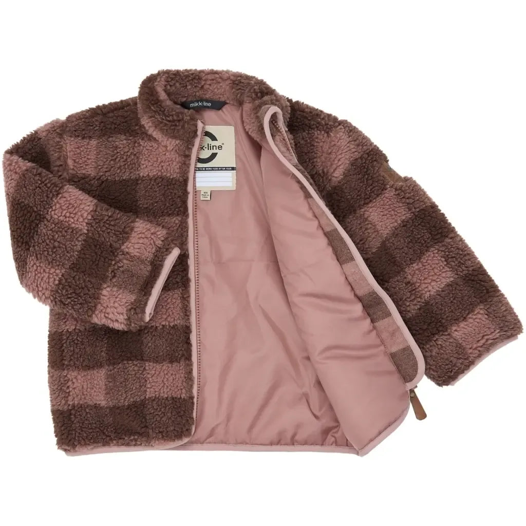 Mikk-line Teddy Fleece Jacket Burlwood