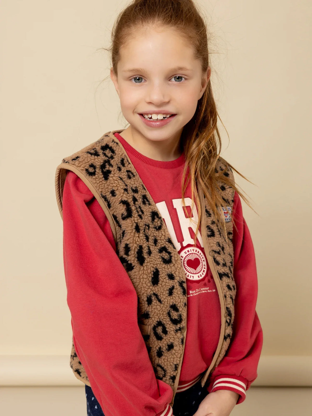 Little leopard gilet