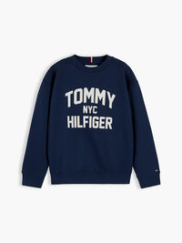Tommy Hilfiger Brand love crewneck sweater Dark blue