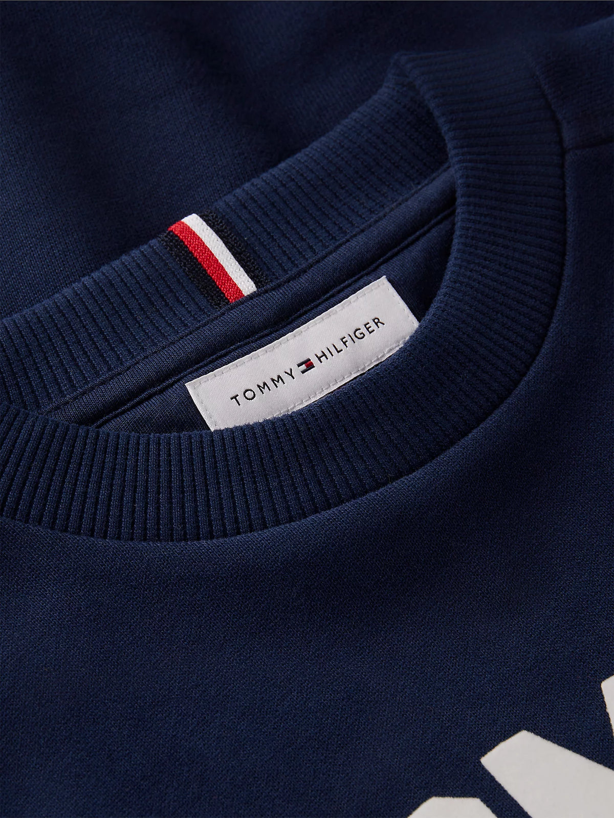 Tommy Hilfiger Brand love crewneck sweater Dark blue