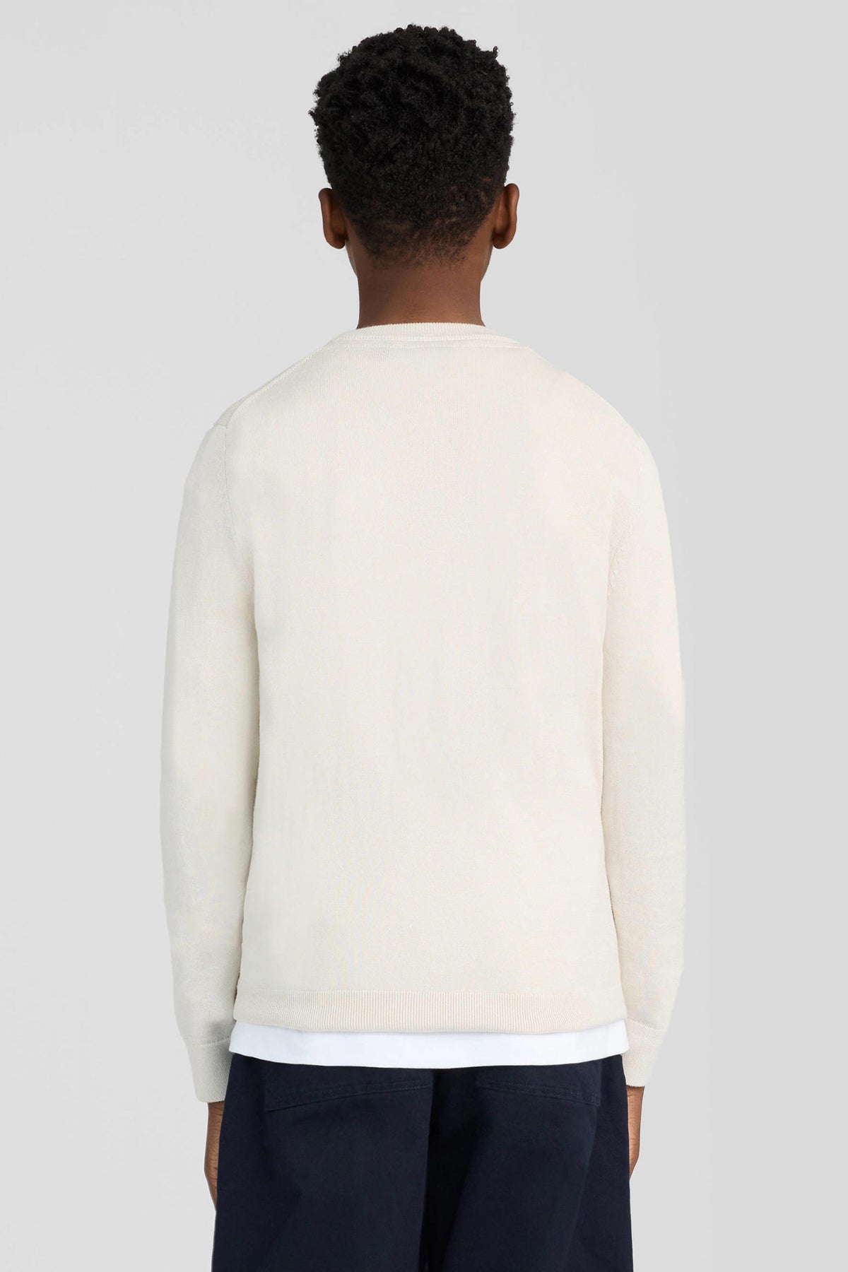 Tonal Eagle Crew Neck Jumper