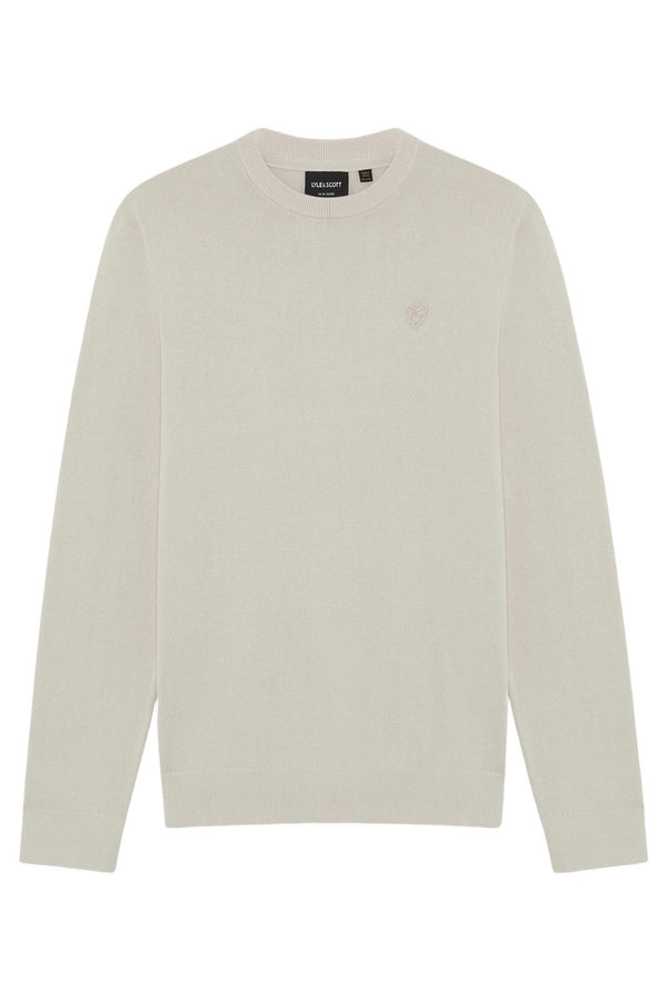Tonal Eagle Crew Neck Jumper
