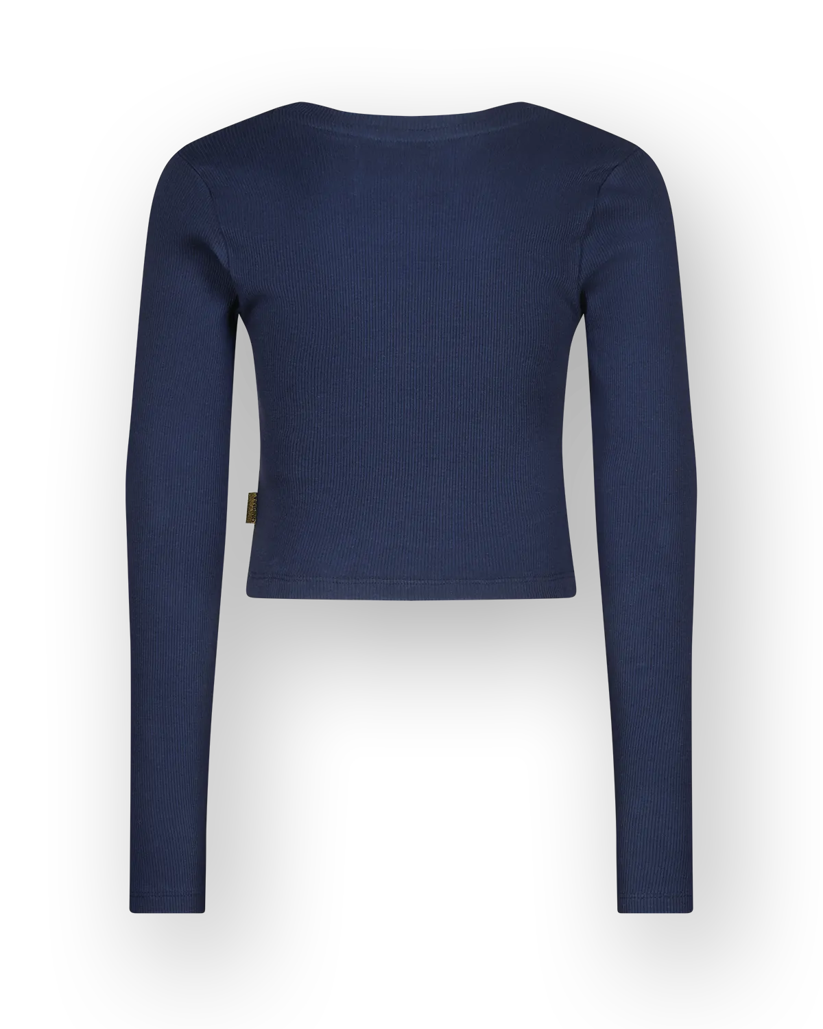 Basic crop rib top t-shirt