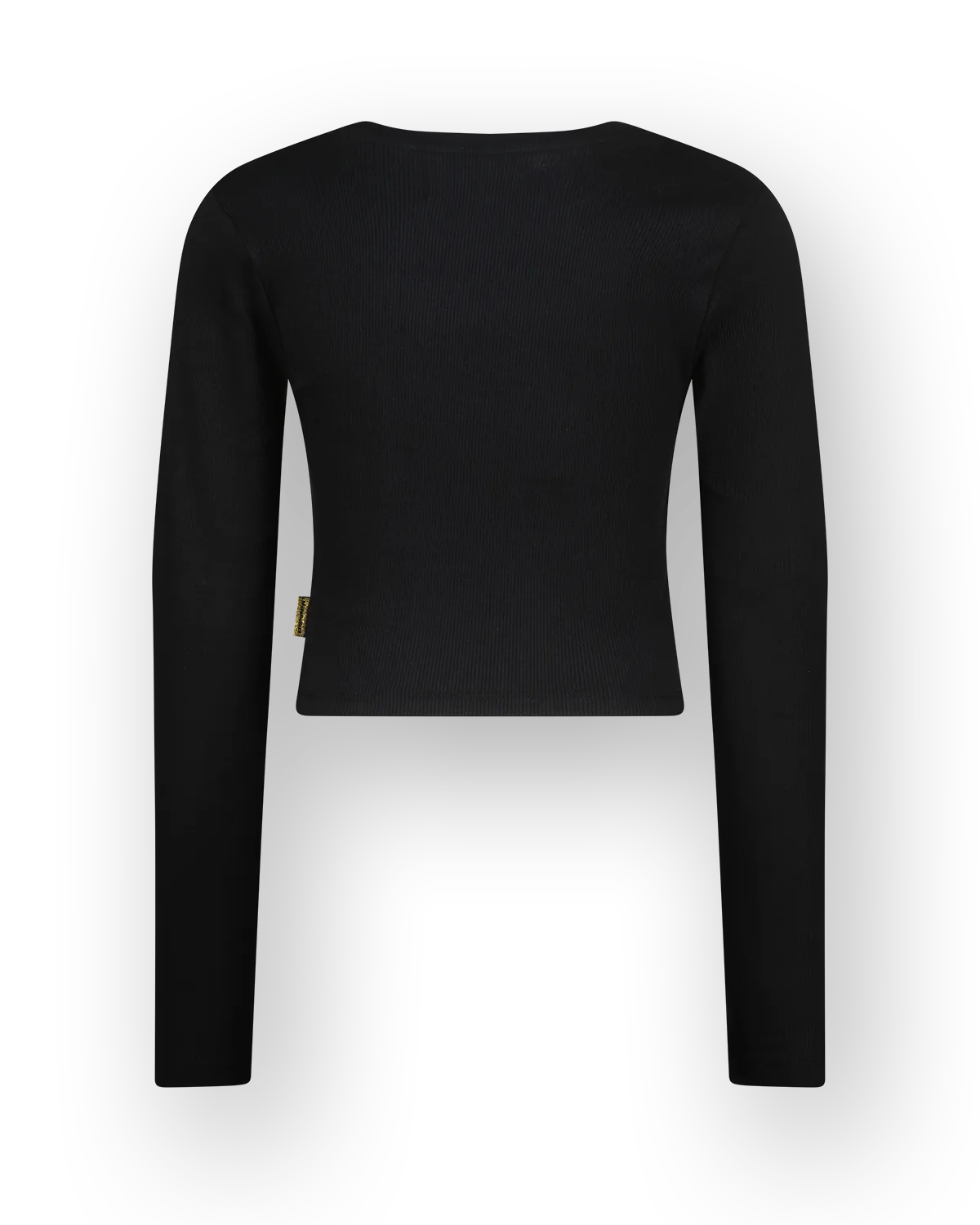 Basic crop rib top t-shirt