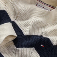 Wavy stripe sweater