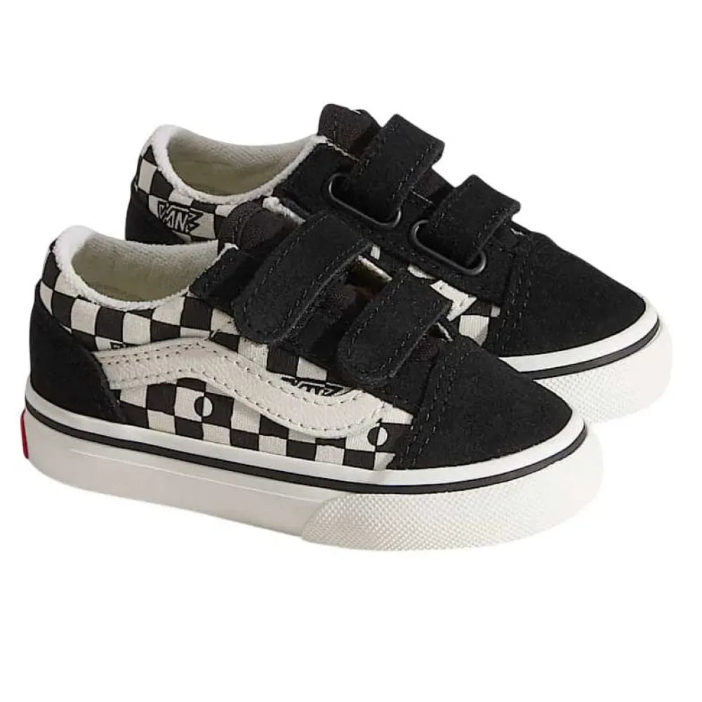 Vans Old Skool V (PRIMARY CHECK) Black/white