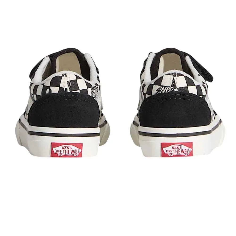 Vans Old Skool V (PRIMARY CHECK) Black/white