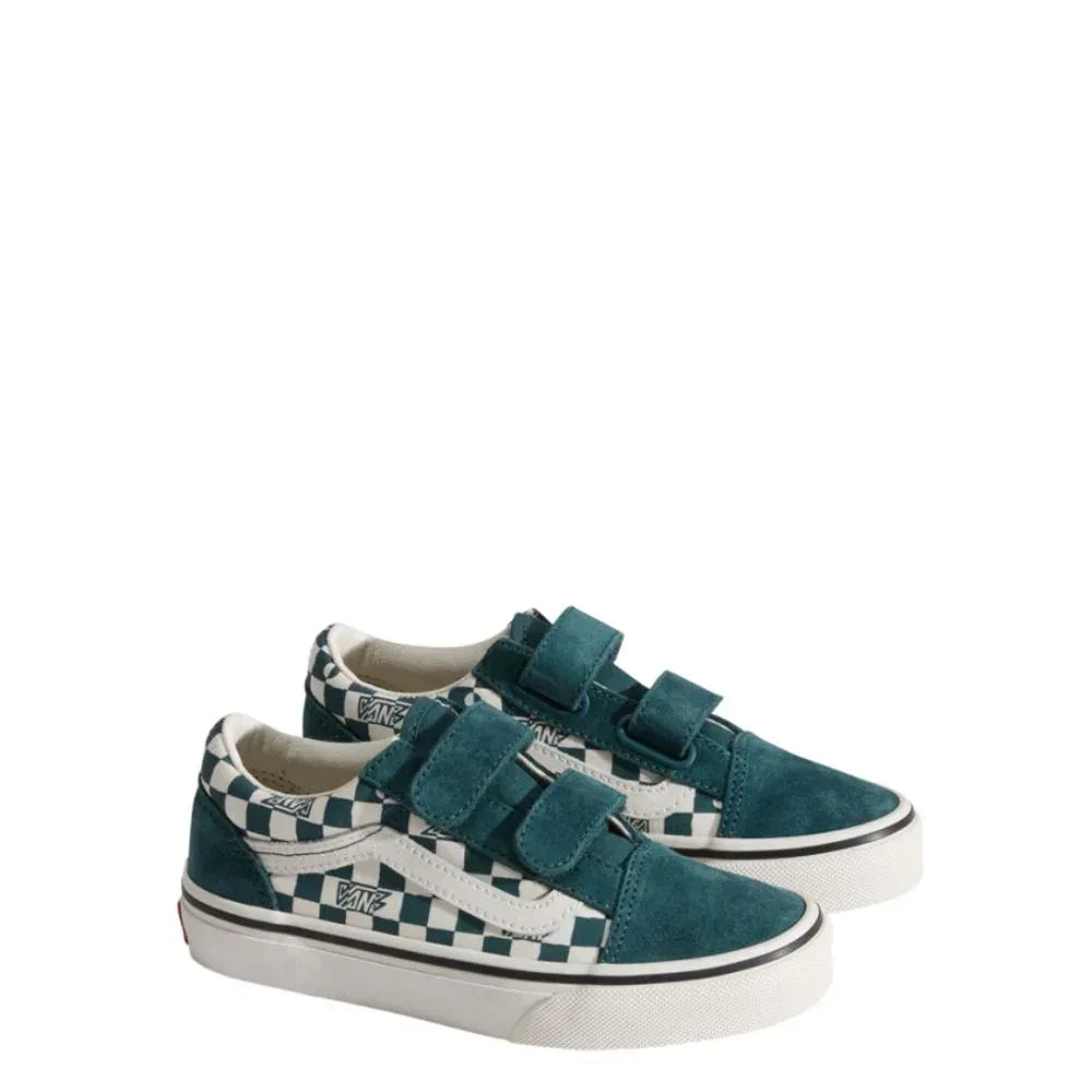 Vans Old Skool V Geo Check Mystic moss