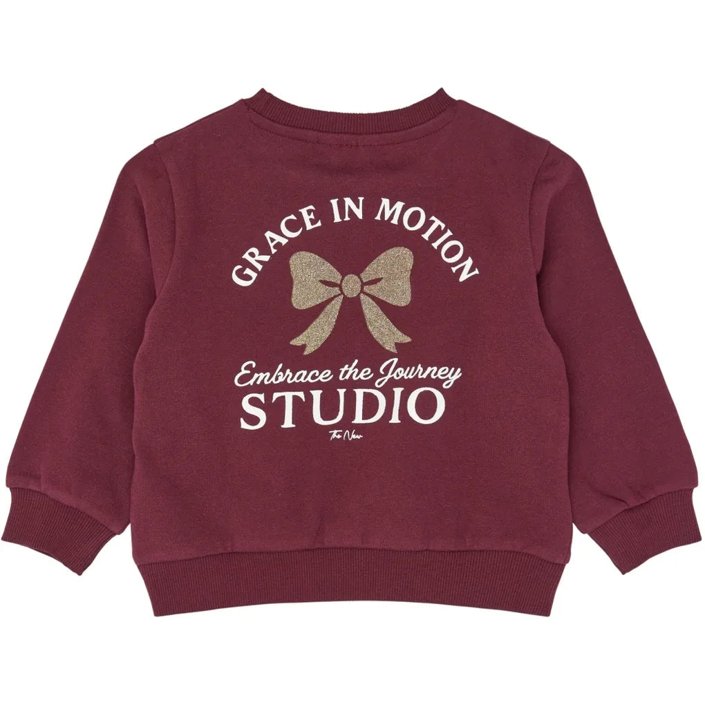 The New Siblings TNSTVerona Sweatshirt Burgundy tn