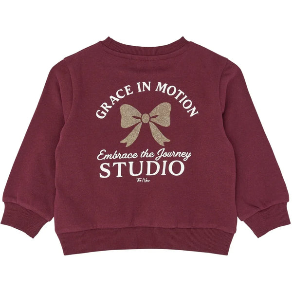 The New Siblings TNSTVerona Sweatshirt Burgundy tn