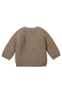 Noppies vestje knit nevers uni Taupe melange