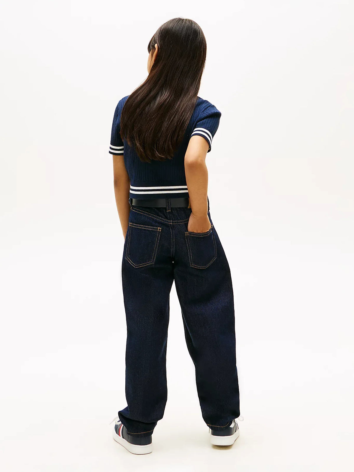 Sweater rib polo