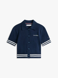 Sweater rib polo