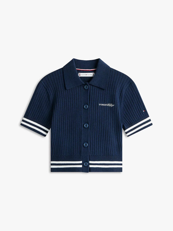 Sweater rib polo