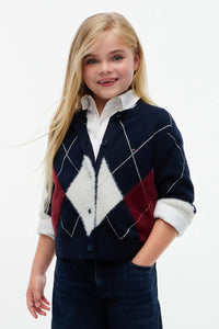 Tommy Hilfiger Argyle cardigan Dark blue