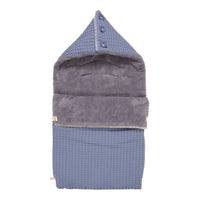 Koeka voetenzak wafel teddy oslo (3-puntsgorde Stormy blue
