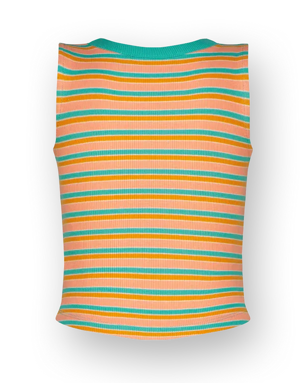 Icon-fancy stripe rib top Top