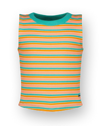 Icon-fancy stripe rib top Top